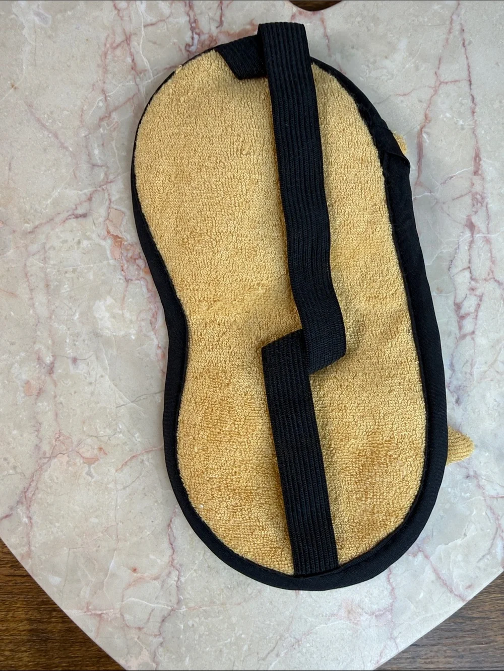 Cute Kitty Sleep Mask in Tan and Pink